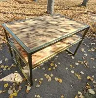 Журнальный столик "GOLDEN EAGLE" Антиквар АСК-38