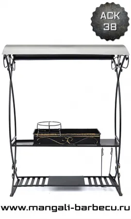 Мангал с крышей "Элегия"