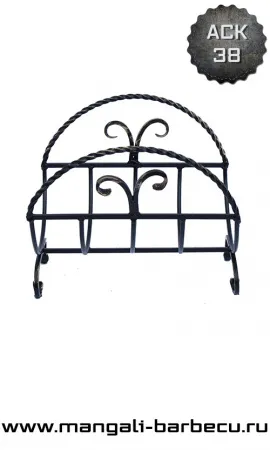 Кованая дровница №1