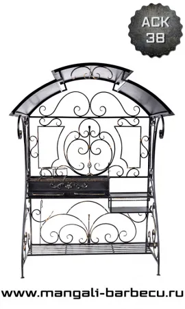 Мангал с крышей "Удачный"