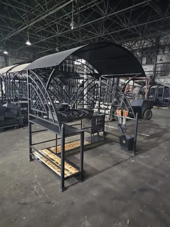 Мангал с крышей "Мастер" Мангал с крышей