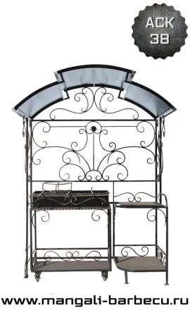 Мангал с крышей