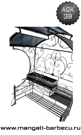Мангал с крышей "Шерз"