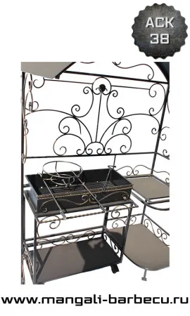 Мангал с крышей