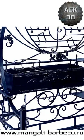 Мангал с крышей "Маэстро"