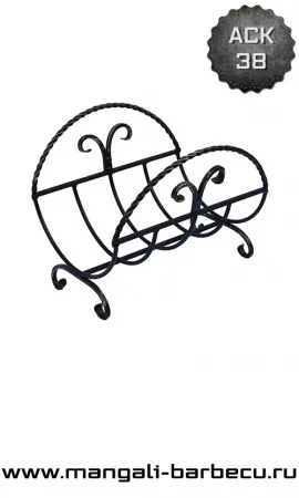 Кованая дровница №1