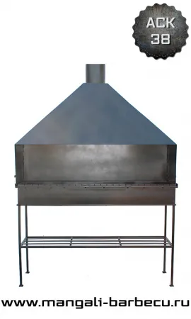 Мангал с вытяжкой "Профессиональный"