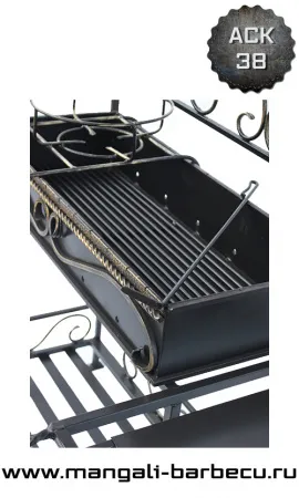 Мангал с крышей "Лидер ПРО"