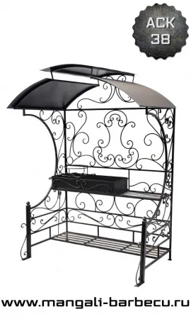 Мангал с крышей "Подмосковье"