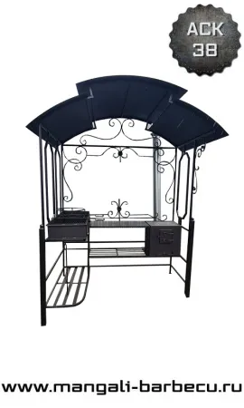 Мангал с крышей