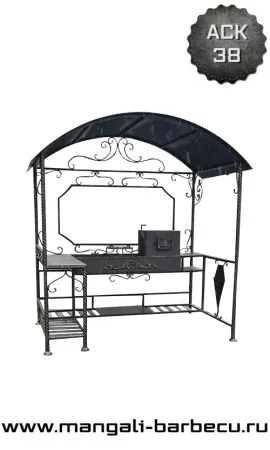 Мангал с крышей