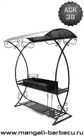 Мангал с крышей "Элегия"