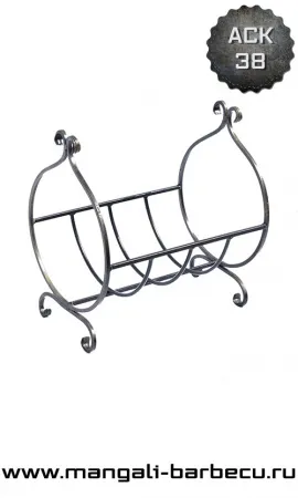 Кованая дровница №3