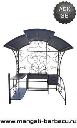 Мангал с крышей