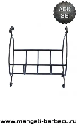 Кованая дровница №3