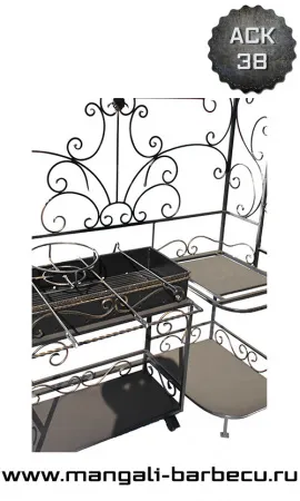 Мангал с крышей