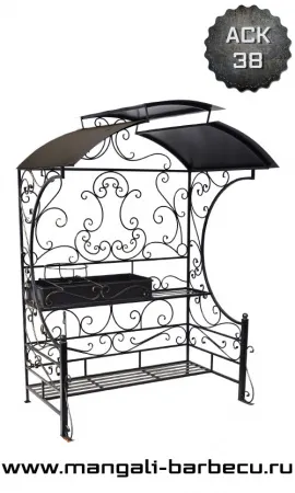 Мангал с крышей "Подмосковье"