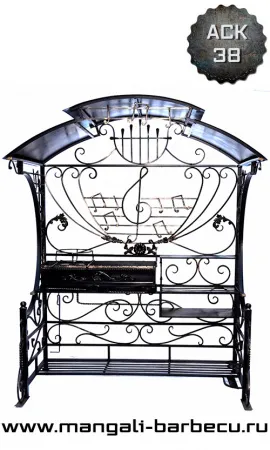 Мангал с крышей "Маэстро"