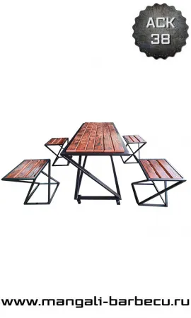 Cтол и табуретки Z (стулья)