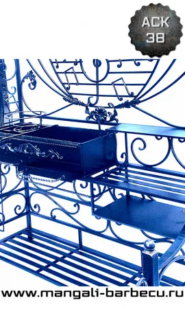 Мангал с крышей "Маэстро"