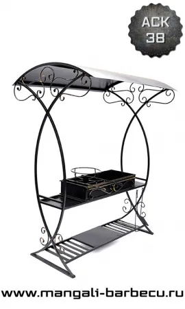 Мангал с крышей "Элегия"