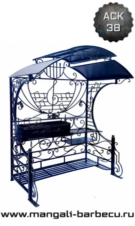 Мангал с крышей "Маэстро"