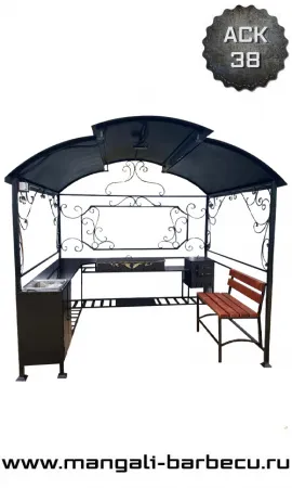 Мангал с крышей Медея XL