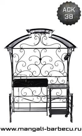 Мангал с крышей "Соловей" Мангал с крышей "Соловей"