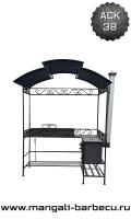 Мангал с крышей