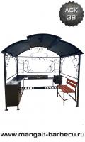 Мангал с крышей Медея XL
