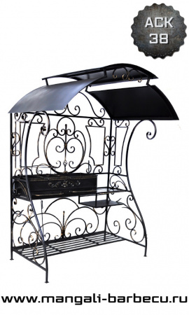 Мангал с крышей "Удачный"
