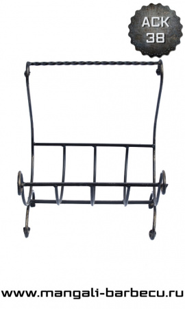 Кованая дровница №5