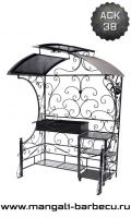 Мангал с крышей "Соловей"