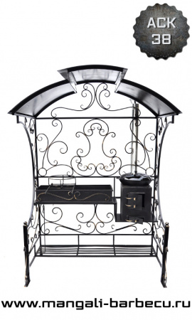 Мангал с печкой Уют
