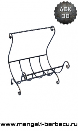 Кованая дровница №5