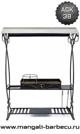 Мангал с крышей "Элегия"