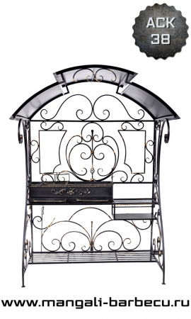 Мангал с крышей "Удачный"