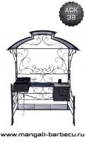 Мангал с крышей