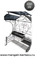 Мангал с крышей "Шерз"