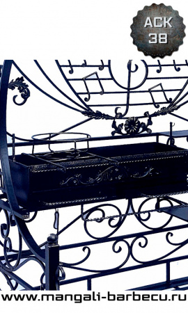 Мангал с крышей "Маэстро"