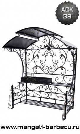 Мангал с крышей "Москва"