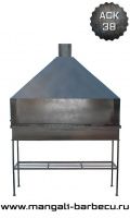 Мангал с вытяжкой "Профессиональный"
