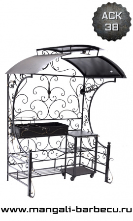 Мангал с крышей "Соловей"