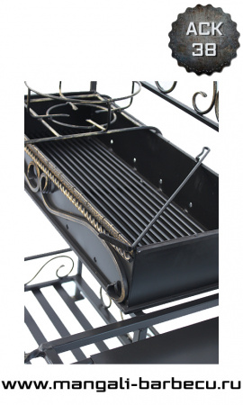 Мангал с крышей "Лидер ПРО"