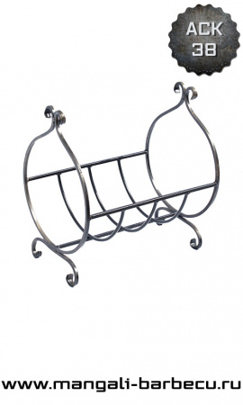 Кованая дровница №3