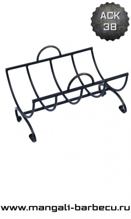 Кованая дровница №4