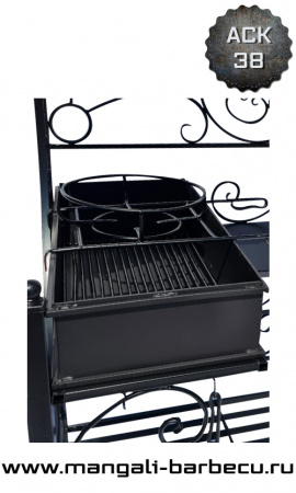 Мангал с крышей