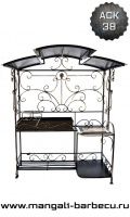 Мангал с крышей "Лидер ПРО"