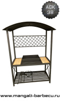 Мангал с крышей