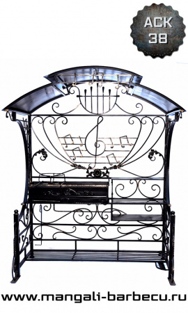 Мангал с крышей "Маэстро"